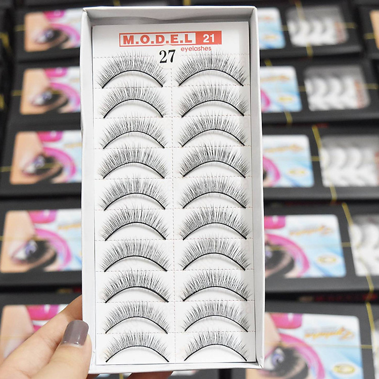 Lông mi giả Eyelashes Fashion Color 10 cặp (số 014)