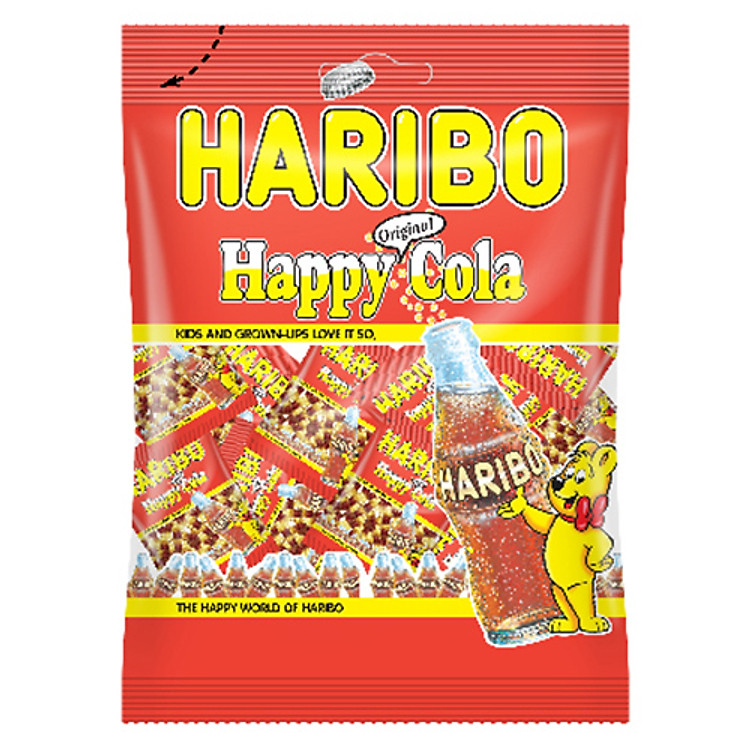 Kẹo Dẻo Haribo Happy Cola (200g)