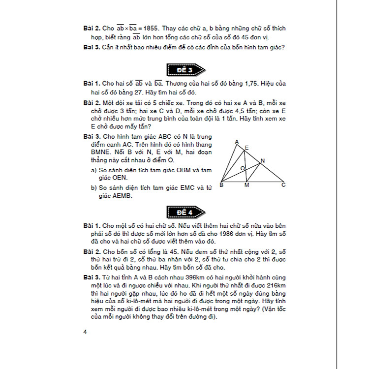 39 Bộ Đề Bồi Dưỡng Học Sinh Giỏi Toán 5 (HA) - Ảnh 4