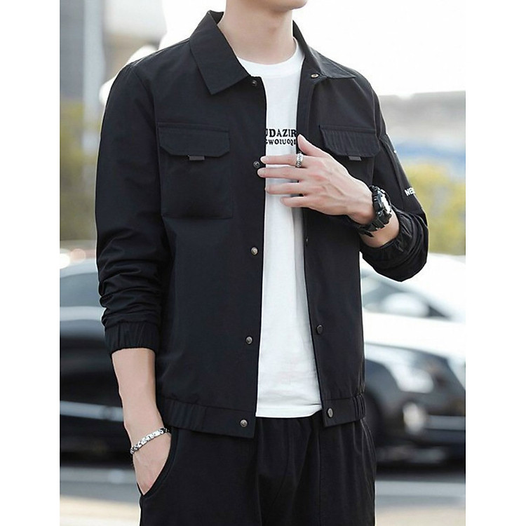 ÁO KHOÁC KAKI NAM TRƠN MẪU MỚI 3 MÀU VẢI KAKI