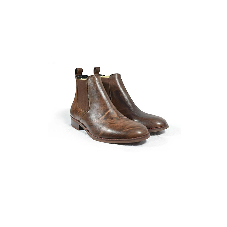 Giày Chelsea Boot Tathanium Nam Màu Gỗ Cẩm Lai Da Mặt TFWDU8812