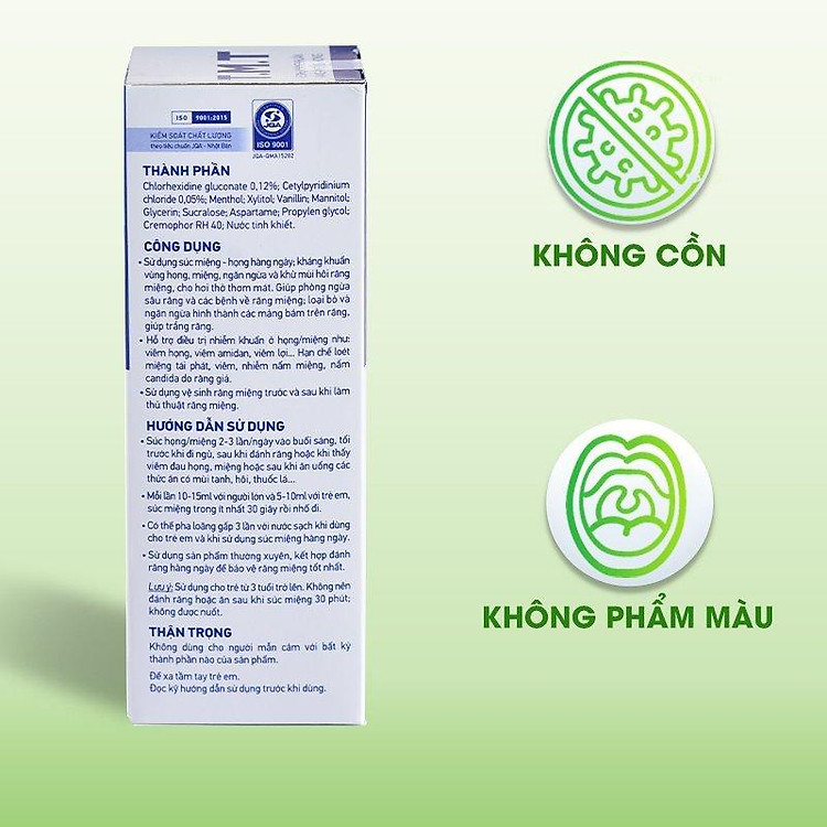 Nước súc miệng DKPHARMA TMT 250ml Chính hãng Ưu đãi - Hình ảnh 4