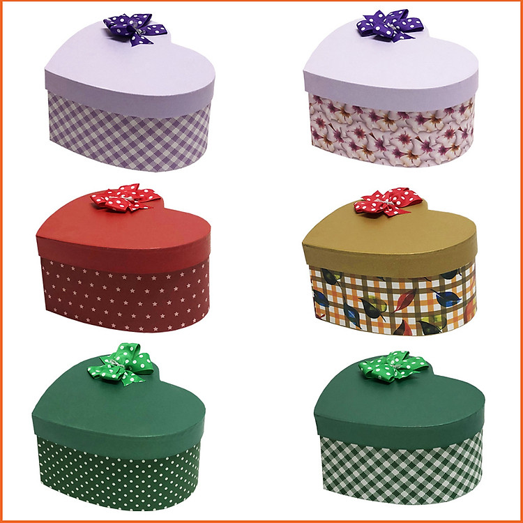 Hộp quà Tim TI051 - 19,5 x 9,5 cm - Giao màu ngẫu nhiên