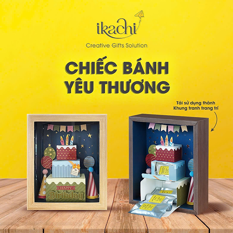 Hộp Quà Tặng Sinh Nhật - Chiếc Bánh Yêu Thương - Ảnh 2