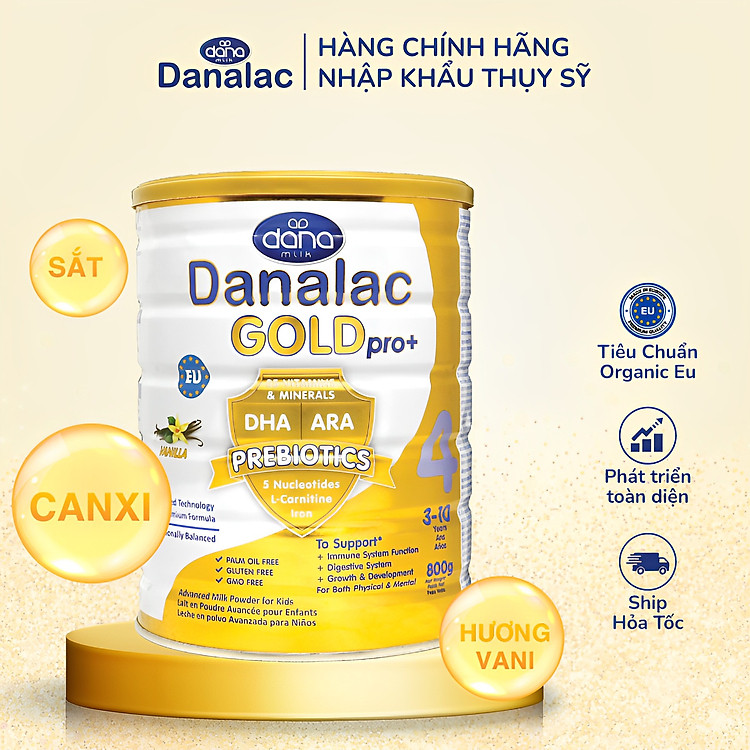 Tham Khảo tại ConCung: Sữa Danalac Gold Pro+ Số 3 Nhập Khẩu , nhận ngay nhiều Ưu đãi