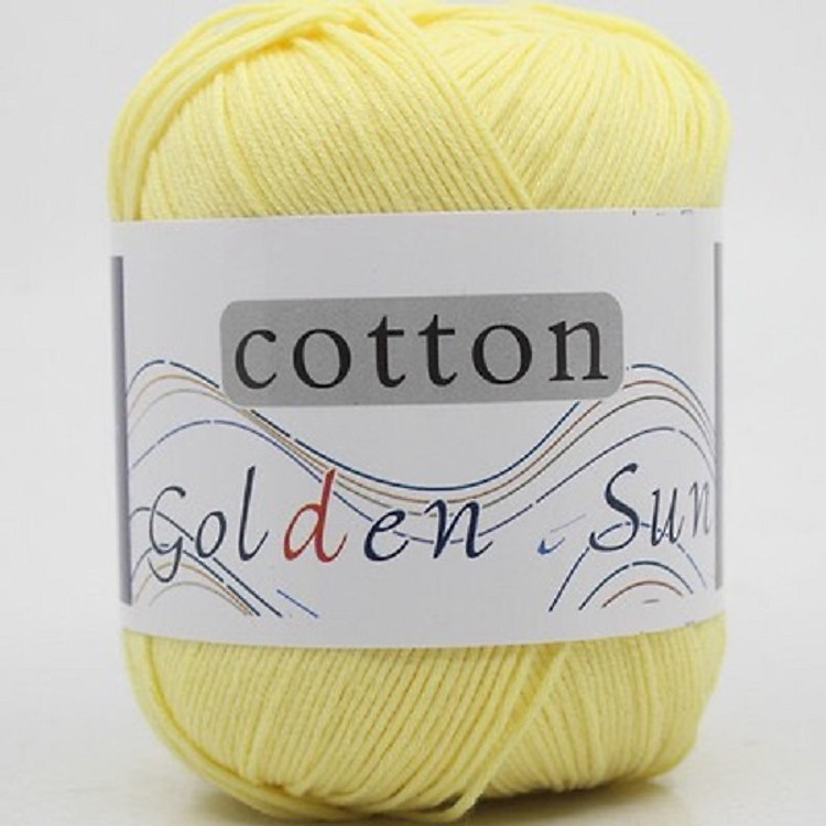 Len sợi đan móc Sun Golden 50gr 32 màu sợi nhỏ 1mm , Cuộn len móc cotton milk dành cho người mới bắt đầu