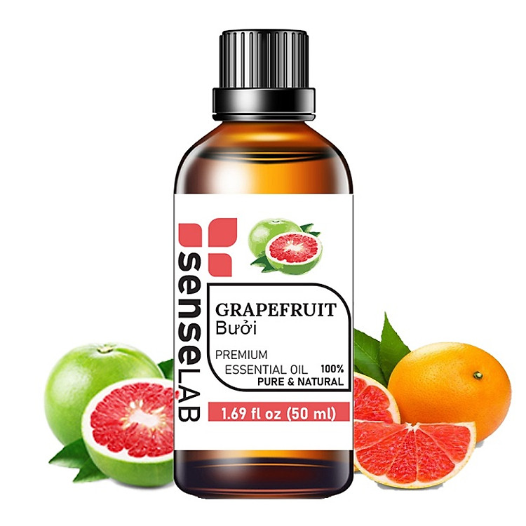 Tinh dầu Vỏ Bưởi SENSELAB 50ML Tinh dầu thiên nhiên nguyên chất Nhập Khẩu Ấn Độ