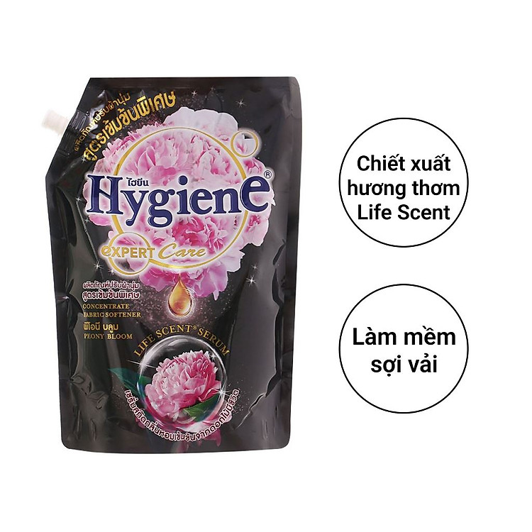 Nước xả vải Hygiene 1150ml Màu Đen