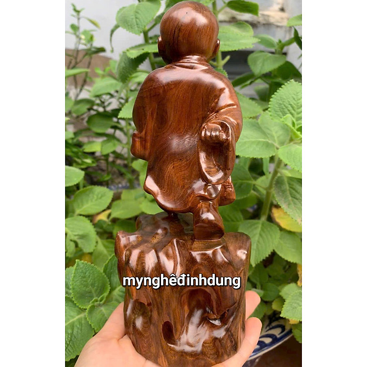 Tượng gỗ bách xanh (20x9x7cm) - Ảnh 3