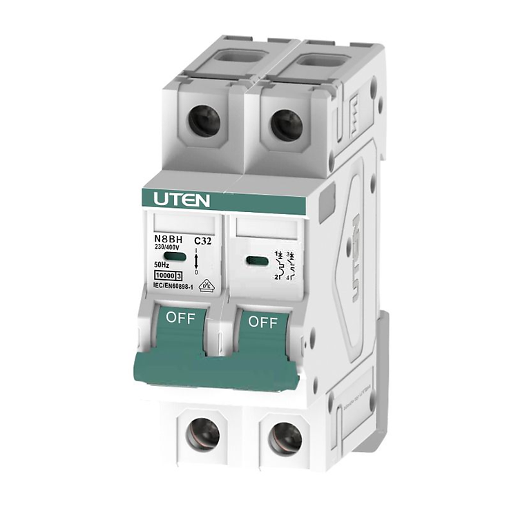 Aptomat Uten 2 pha dòng cắt 6kA