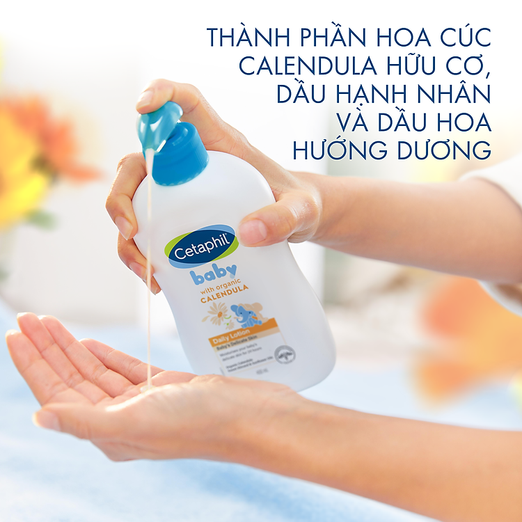 Sữa dưỡng da Cetaphil Baby 400ml Chính hãng Ưu đãi - Hình ảnh 4