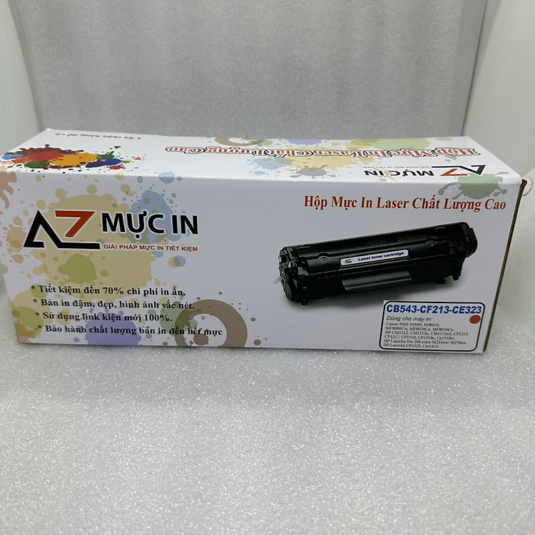 Hộp Mực AZ CE320/ CE321/ CE322/ CE323 dùng cho máy in laser màu Hp CP1525/ 1525NW /CM1415FNW - Hàng chính hãng