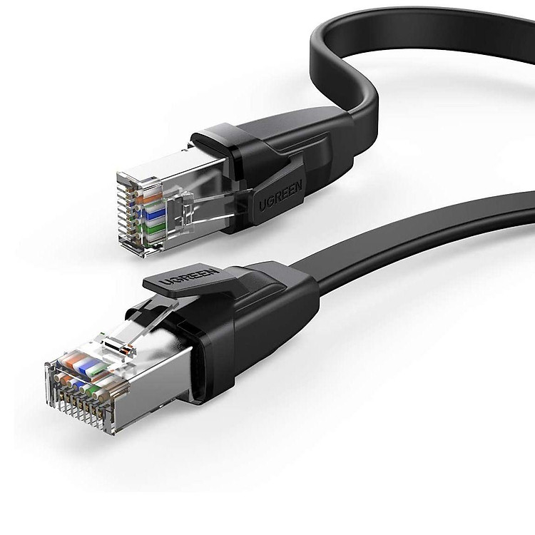 Ugreen 10980 1M CAT8 U-FTP 2000Mhz 30AWG cáp mạng màu đen NW134 Hàng chính Hãng