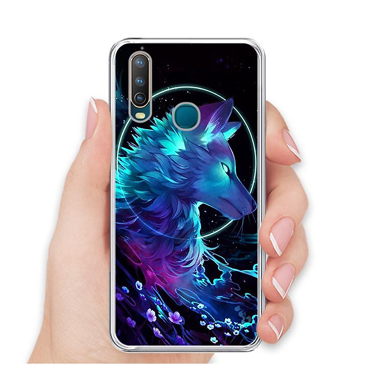 Ốp lưng điện thoại Vivo U10 - Silicon dẻo - 0485 Wolf - Hàng Chính Hãng