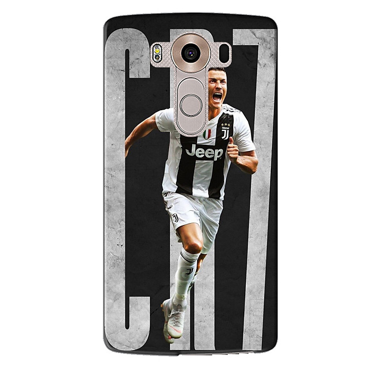 Ốp lưng nhựa cứng nhám dành cho LG V10 in hình Ronaldo