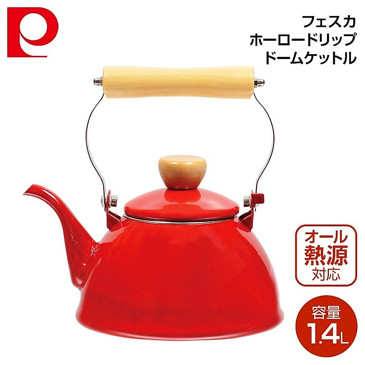 Ấm đun nước bếp từ phong cách Déco Pearl Metal Fesca 1.4L - Hàng nội địa Nhật Bản |#nhập khẩu chính hãng|