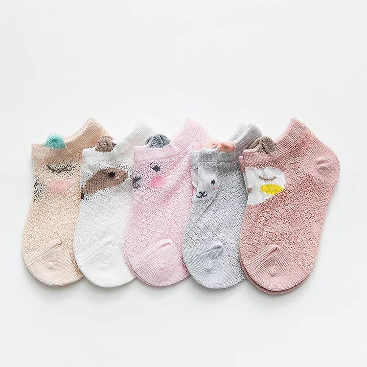 5 Đôi Vớ Tất lưới trẻ em, sơ sinh cho bé gái và bé trai (0-5 tuổi)