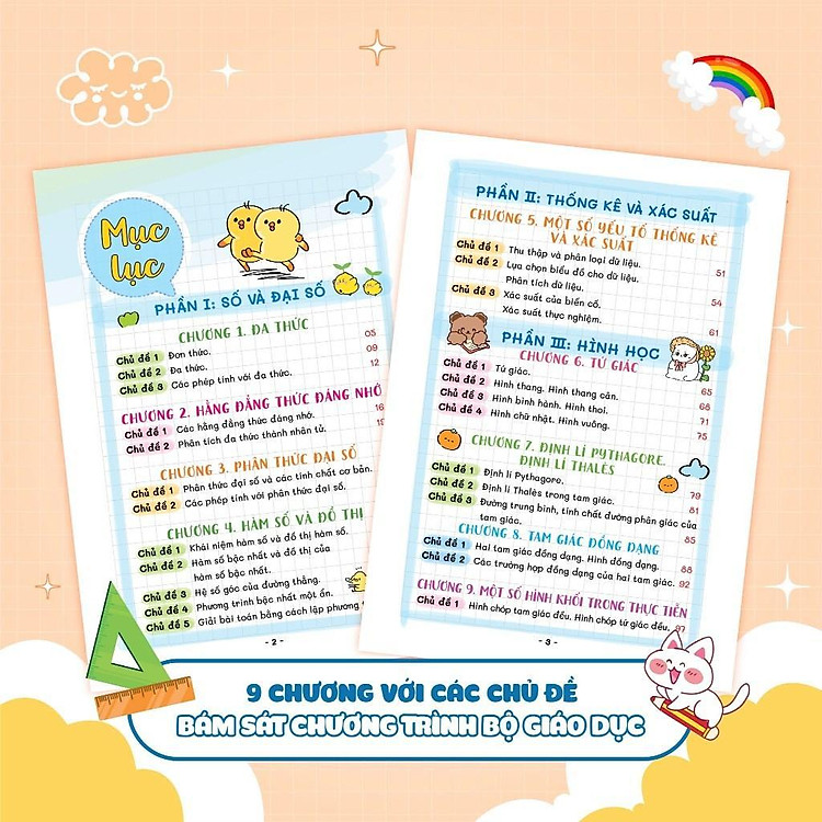 Takenote Sổ Tay Kiến Thức Và Dạng Toán Lớp 8 - Ảnh 3