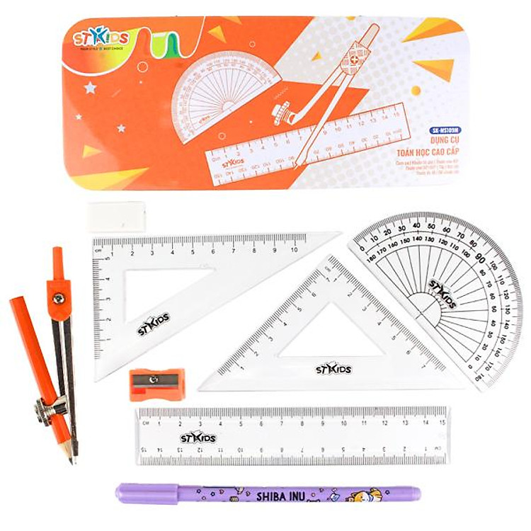Bộ Dụng Cụ Học Tập Stakids SK-MS109M (9 món) - Ảnh 2