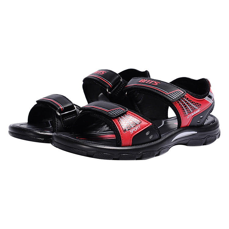 Giày Sandal Si - PU Bé Trai Biti's DPB054600DOO - Đỏ