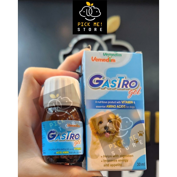 Vemedim Gastro Gel Dinh Dưỡng Phục Hồi Tiêu Hóa Nhanh Chóng cho Chó, đặc biệt sau Parvo