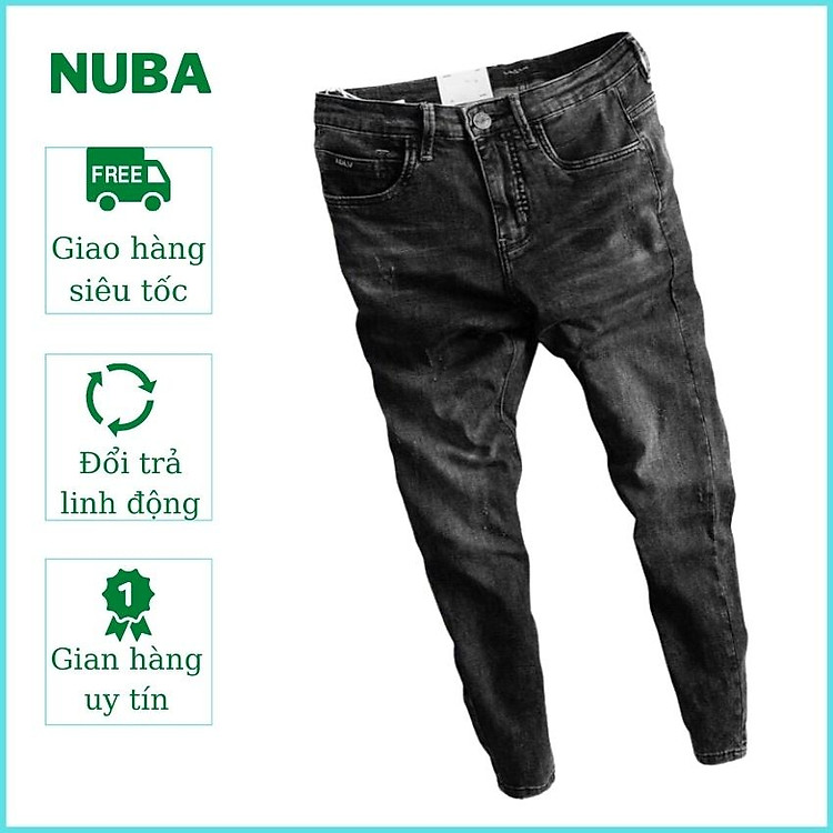 Quần jean nam cao cấp đẹp giá rẻ giống hình giống mẫu,quần bò NUBA 52