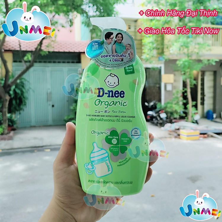 Nước rửa bình sữa D-nee Organic 600ml Chính hãng Ưu đãi - Hình ảnh 3