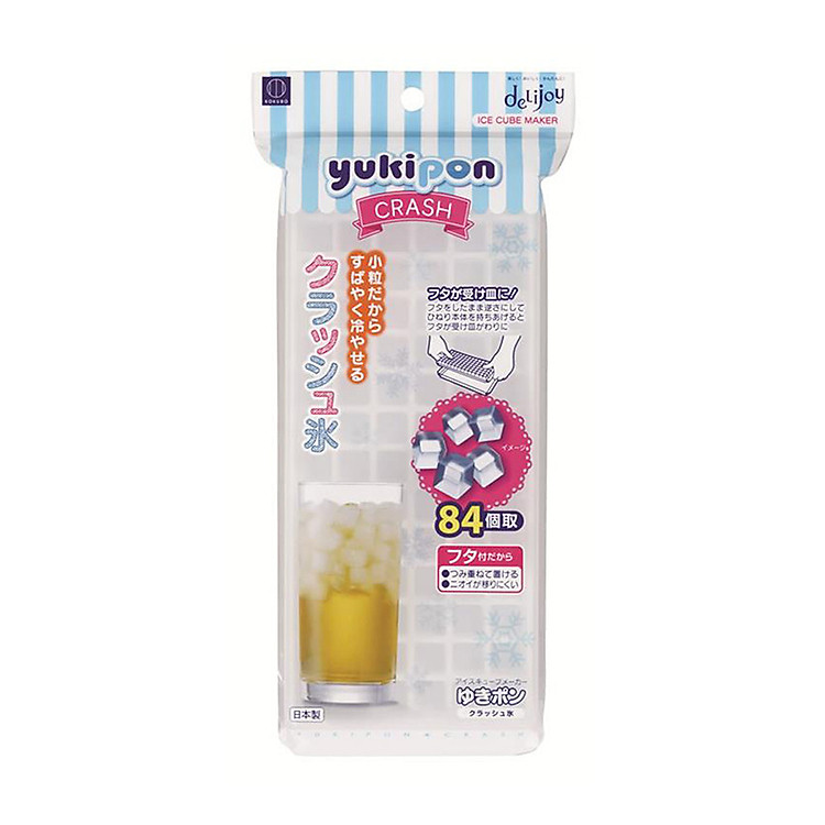 Khay Đá 84 Viên Mini Kèm Nắp Đậy - Nội Địa Nhật Bản