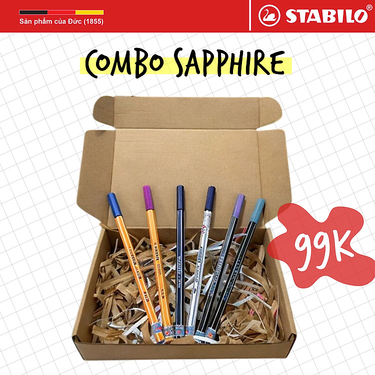 Bộ SAPPHIRE 6 món STABILO