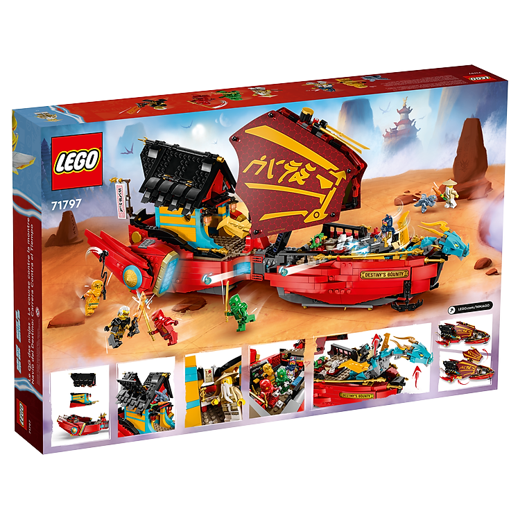 LEGO NINJAGO 71797 - Chiến hạm Bounty Chính hãng Tiết kiệm - Hình ảnh 2