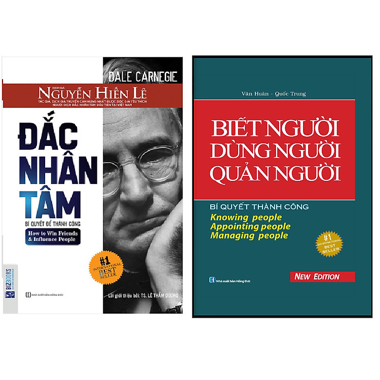 ombo Biết Người, Dùng Người, Quản Người (Bìa Cứng)+Đắc Nhân Tâm - Bản Dịch Gốc Từ Nguyễn Hiến Lê