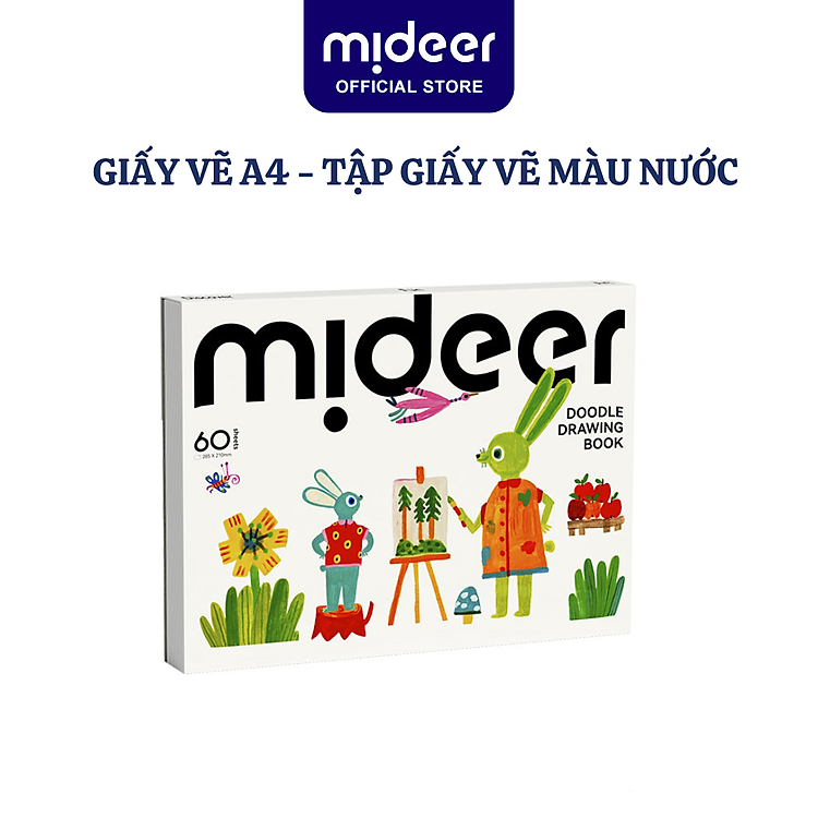 Giấy Vẽ A4 Mideer Doodle Drawing Book