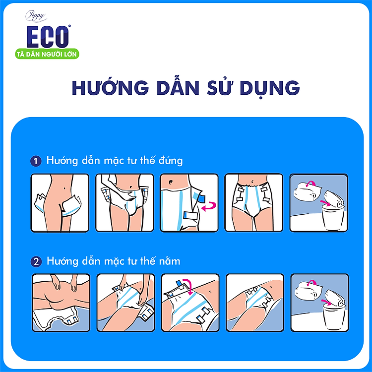 Mua Tã Dán Người Lớn Peppy Eco Size M/L Chính hãng Giá rẻ - Hình ảnh 3