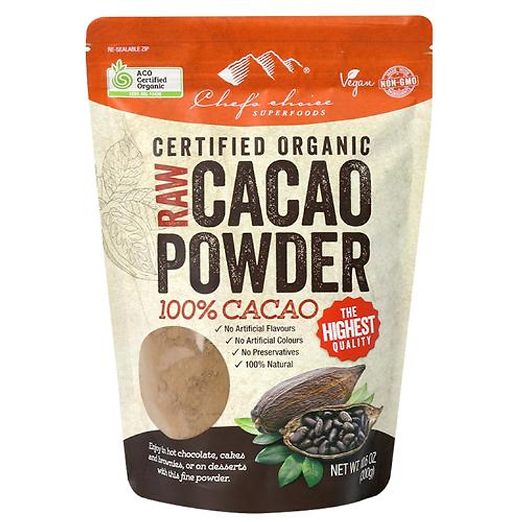 Bột Cacao Hữu Cơ Organic Cao Cấp