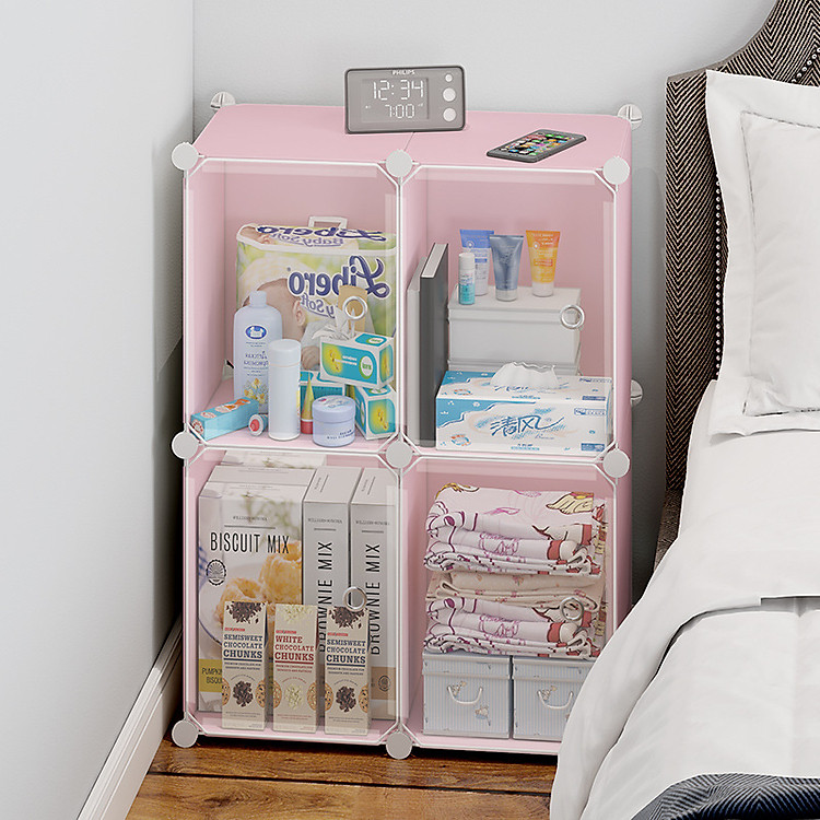 Tủ đầu giường nhựa lắp ghép tiết kiệm diện tích