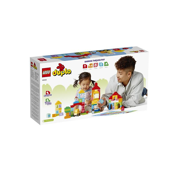 Ngôi Nhà Bảng Chữ Cái LEGO DUPLO 10935 Chính hãng Ưu đãi - Hình ảnh 2