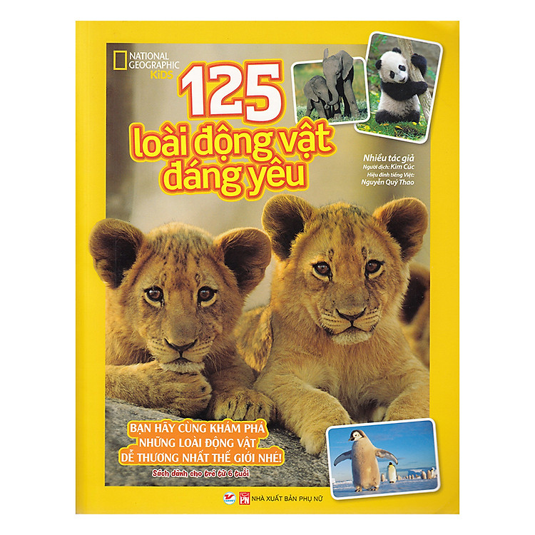 Sách 125 Loài Động Vật Đáng Yêu
