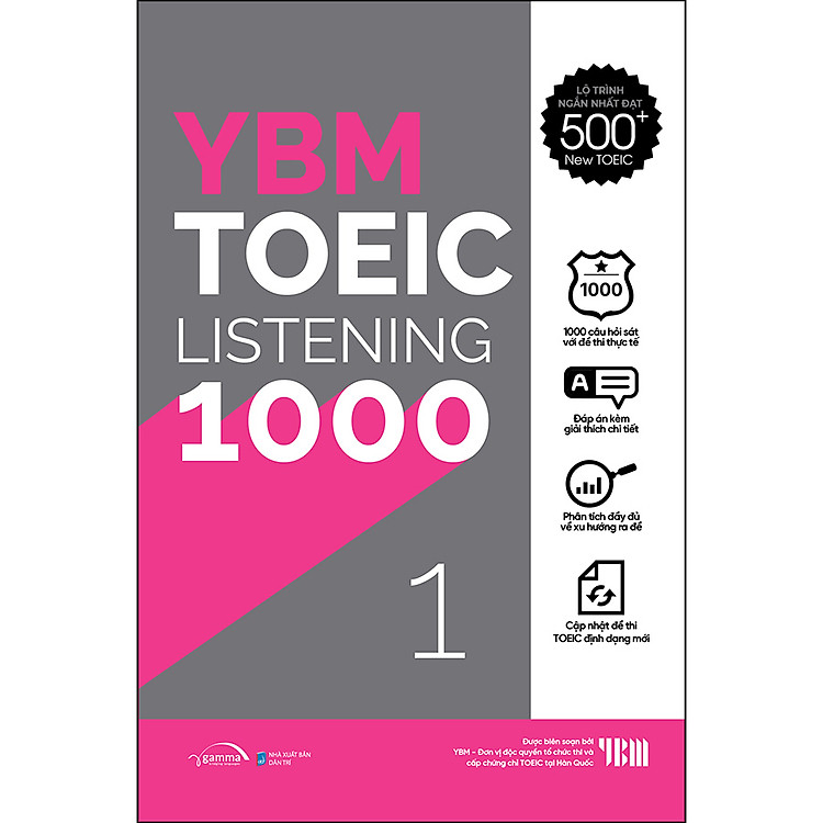YBM Actual Toeic Tests LC 1000 – Vol 1