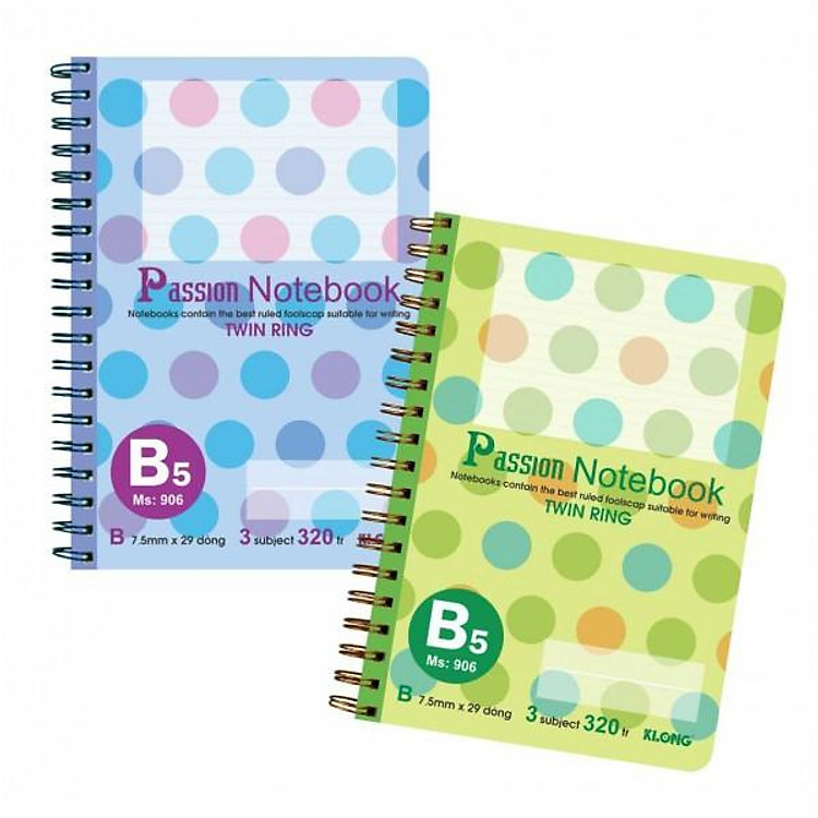 Sổ Lò Xo KLONG B5 (320 trang)