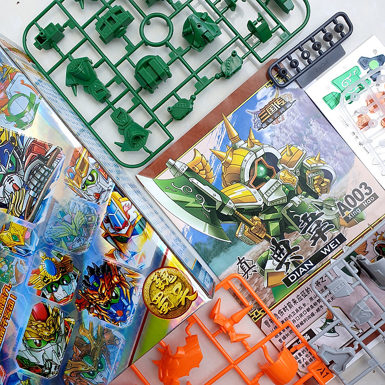 Đồ Chơi Lắp Ráp SD Gundam A003 Chính hãng Tiết kiệm - Hình ảnh 5