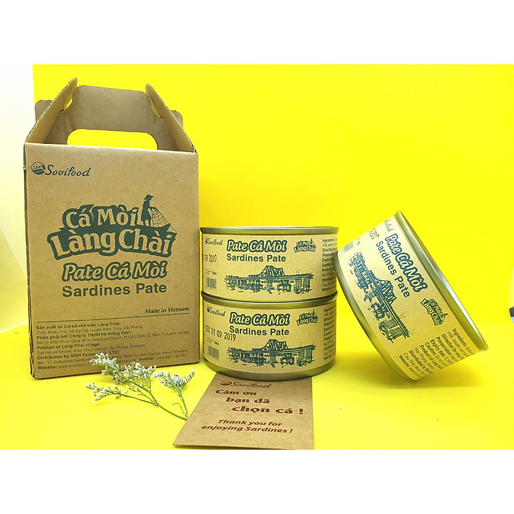 Pate Cá mòi Làng Chài 405g