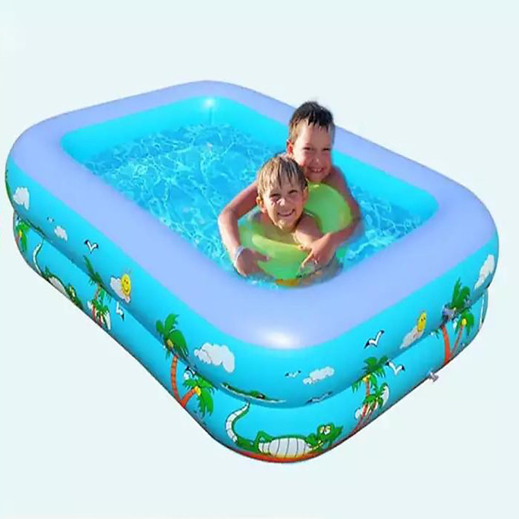 Bể bơi, hồ bơi hình vuông bơm hơi 1m1 2 tầng - PV-YT0002A