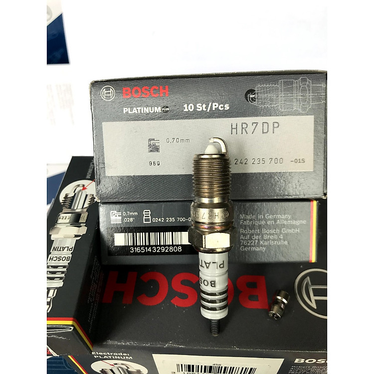 Bugi Bosch (Double Platium) Tuýp 16 Ren 12 Mercedes C-Class (W204), E-Class (W211), S-Class (W221), GL, GLK