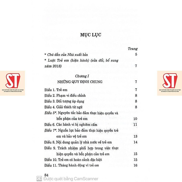 Luật Trẻ Em (Hiện Hành) (Sửa Đổi, Bổ Sung Năm 2018) - Ảnh 7
