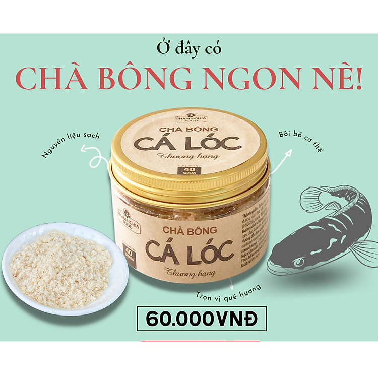 Mua Chà bông cá lóc thượng hạng 40gr Đảm bảo Giá tốt - Hình ảnh 5