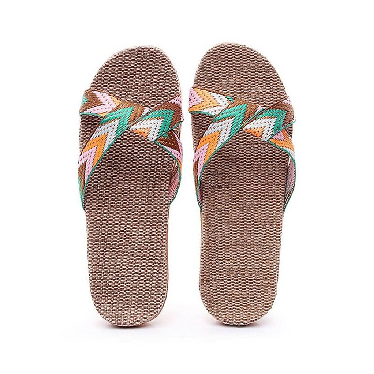 Dép cói nữ đi biển thời trang