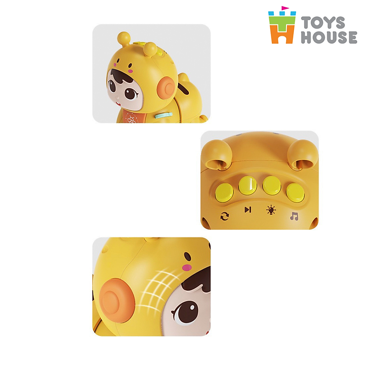 Sư tử tập bò nhạc cho bé Toyshouse Chính hãng Ưu đãi - Hình ảnh 2