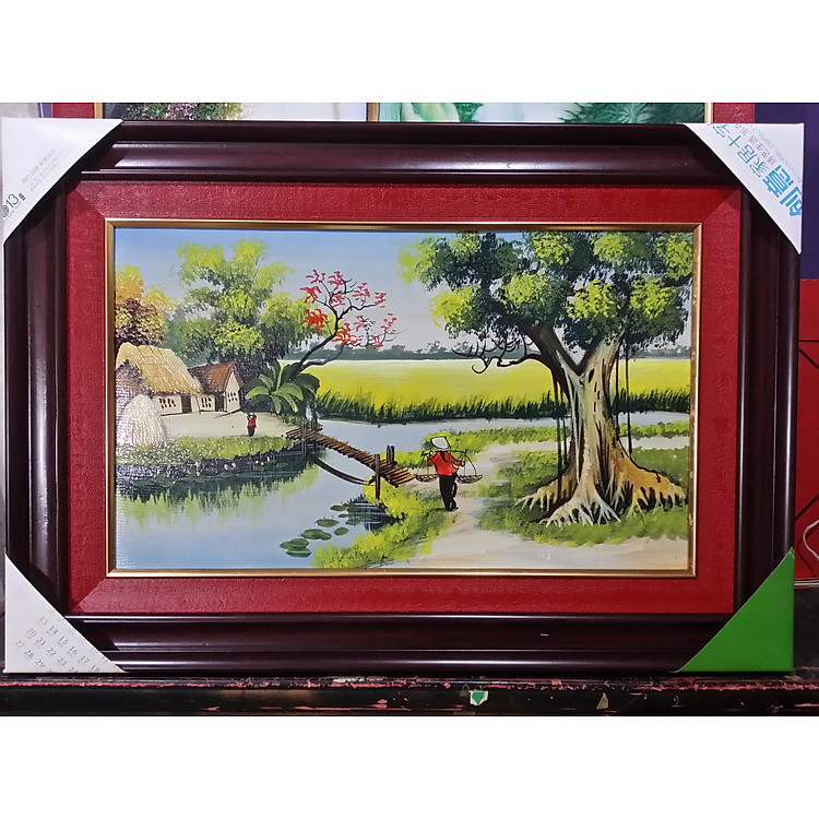 TRANH SỨ PHONG CẢNH ĐỒNG QUÊ
