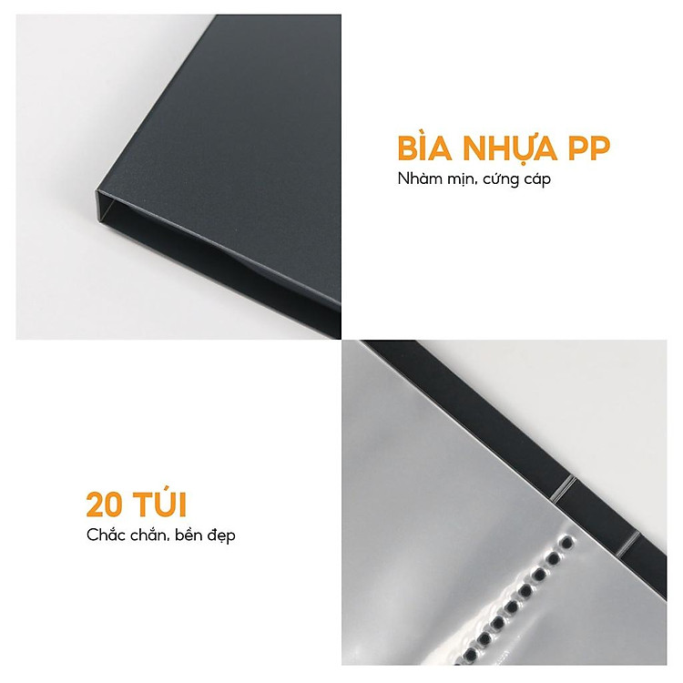 Bìa Lá A3 Clear Book AO+ (20 lá) - Ảnh 3
