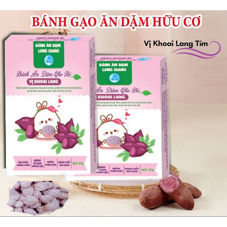 Tham Khảo tại ConCung: Bánh Ăn Dặm Khoai Lang Long Giang Tin cậy , nhận ngay nhiều Ưu đãi
